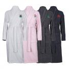 Aztex Cotton Shawl Collar Bathrobe Dressing Gown 400gsm