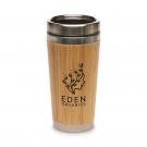 450ml Stainless Steel Bamboo Travel Tumbler