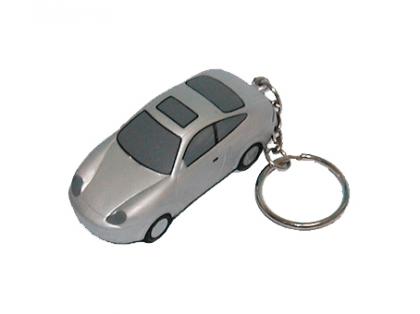 Saloon Car Keyring Stress Shape