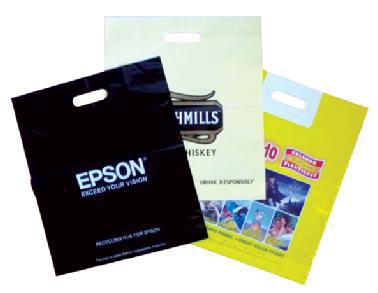 Patch polythene carrier bag