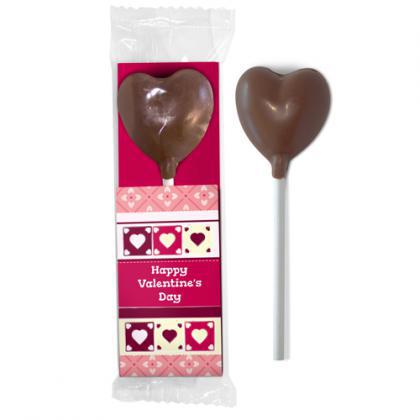 Chocolate Heart Lolly