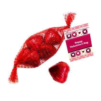 Mini Chocolate Heart Net