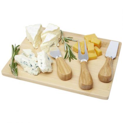 Ement bamboo cheese board and tools