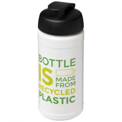 Baseline 500 ml recycled sport bottle with flip lid