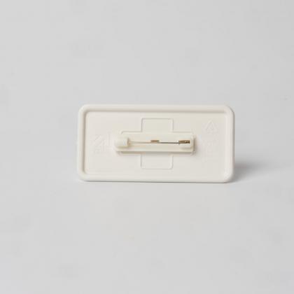 Always Recycled Essential Name Badge - Rectangle - Safety Pin