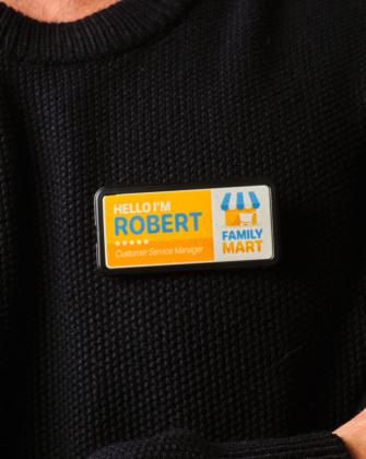 Always Recycled Select Name Badge - Rectangle - Combo Clip