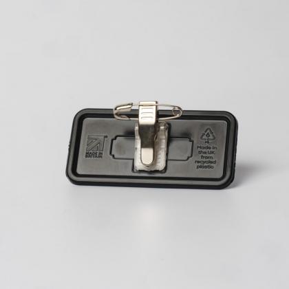 Always Recycled Reusable Name Badge – Rectangular Right Window - Combo Clip