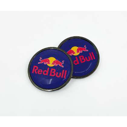 25 MM BLACK NICKEL RESIN DOME GOLF BALL MARKER