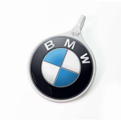 90 MM WHITE FLEXI PLASTIC GOLF BAG TAG