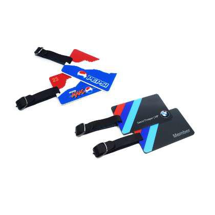 BESPOKE SHAPE ACRYLIC LUGGAGE AND GOLF BAG TAGS