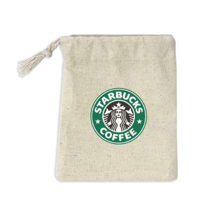 MINI ORGANIC COTTON DRAWSTRING GOLF BAG