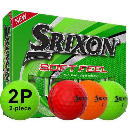 SRIXON SOFT FEEL BRITE PRINTED GOLF BALLS