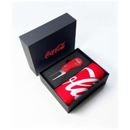 TOWEL AND FLIX LITE GOLF MINI PRESENTATION BOX