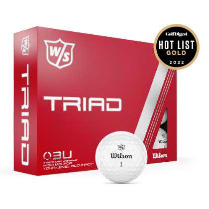 WILSON TRIAD PRINTED GOLF BALLS
