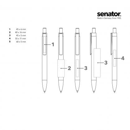 senator® Polar Metal Push ball pen