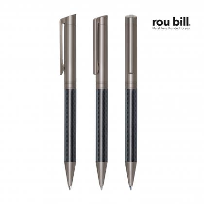 Rou bill® Carbon Black twist Ball Pen