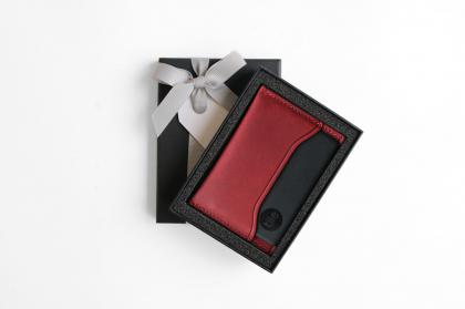 Tile Slim + Full Grain Leather Card Holder