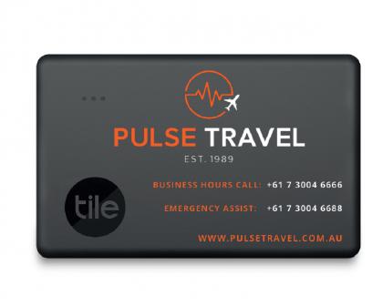 Tile Slim + Full Grain Leather Card Holder