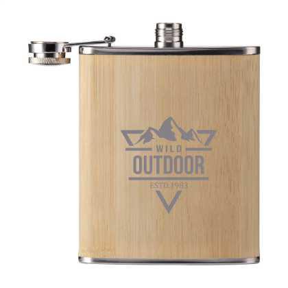 Hipflask Bamboo 200 ml drinking bottle