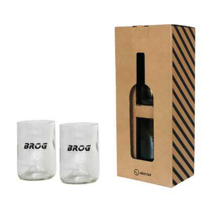 Rebottled® Tumbler 2-pack drinking glasses