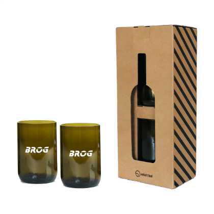 Rebottled® Tumbler 2-pack drinking glasses