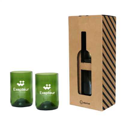 Rebottled® Tumbler 2-pack drinking glasses