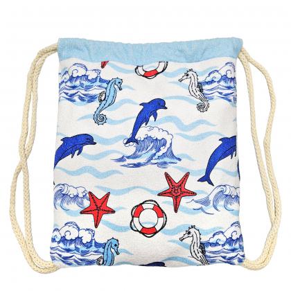 Branded Towel and Drawstring Bag Combo