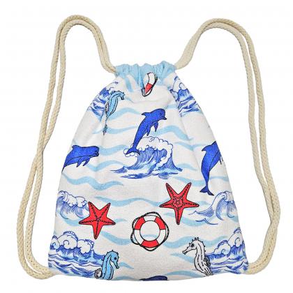 Branded Towel and Drawstring Bag Combo