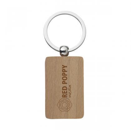 WoodKey Rectangle keychain