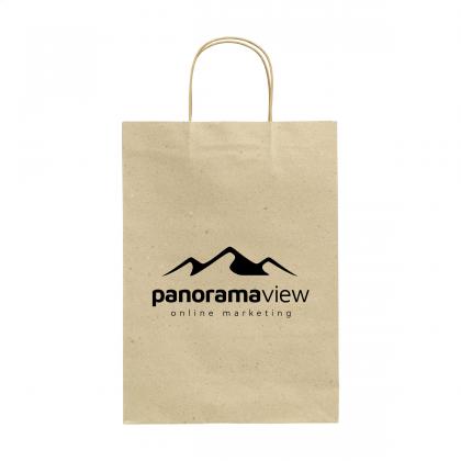 Leaf It Bag recycled grass paper (120 g/m&sup2;) L