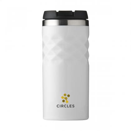 Geometric Mug RCS Recycled Steel 280 ml thermo cup
