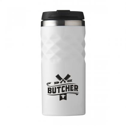 Geometric Mug RCS Recycled Steel 280 ml thermo cup