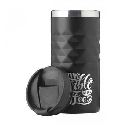 Geometric Mug RCS Recycled Steel 280 ml thermo cup