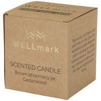 Wellmark Let's Get Cozy 650 g scented candle - cedar wood fragrance