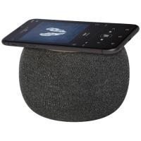 Ecofiber bamboo/RPET Bluetooth® speaker and wireless charging pad