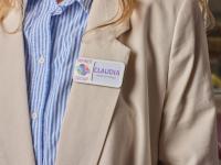 Always Recycled Reusable Name Badge – Rectangular Right Window - Combo Clip