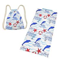 Branded Towel and Drawstring Bag Combo