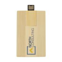 CreditCard USB Bamboo 8 GB