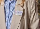 Always Recycled Reusable Name Badge – Rectangular Right Window - Combo Clip