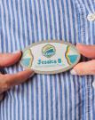 Always Recycled Select Name Badge - Oval - Magnet back