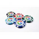 40 MM ABS GOLF POKERCHIP WITH REMOVABLE GOLF BALL MARKER