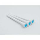 54MM WHITE BAMBOO GOLF TEES PRINTED 1 COLOUR IN THE CUP
