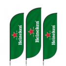 BAT FAN S ADVERTISING FLAG/BANNER WITH GROUND SPIKE 70CM X 300CM