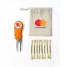 FLIX LITE MINI ORGANIC COTTON DRAWSTRING GOLF BAG SET