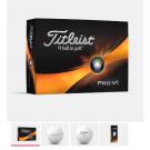 TITLEIST PRO V1 PRINTED GOLF BALLS