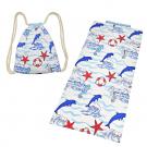 Branded Towel and Drawstring Bag Combo