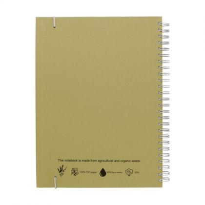 Notebook  Agricultural Waste A5 - Hardcover 100 Paper