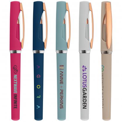 Presley Softy Rose Gold Gel Pen