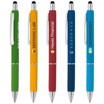 Serena Retractable Gel Stylus Pen