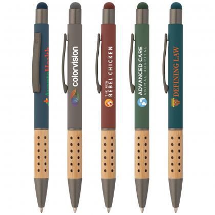 Bowie Bamboo Grip Stylus Pen